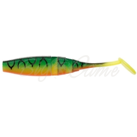 Виброхвост NARVAL Loopy Shad 9 см (5 шт.) код цв. #006 цв. Mat Tiger фото 1