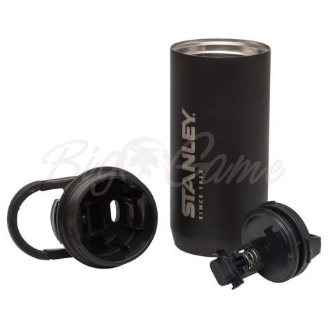 Термокружка STANLEY Mountain Vacuum Switchback Mug 0,35 л цвет черный фото 2