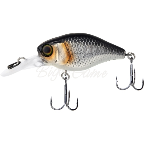 Воблер JACKALL Chubby 38 MR цв. uv mat silver & black фото 2