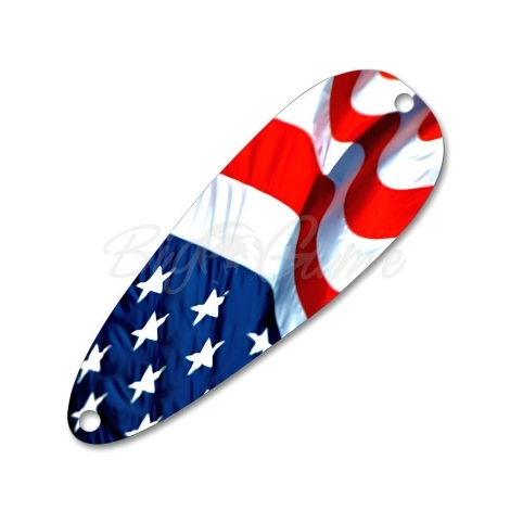 Блесна колеблющаяся PELICAN Jigging Spoon 4,7 г цв. Ab Flag US 2 фото 1