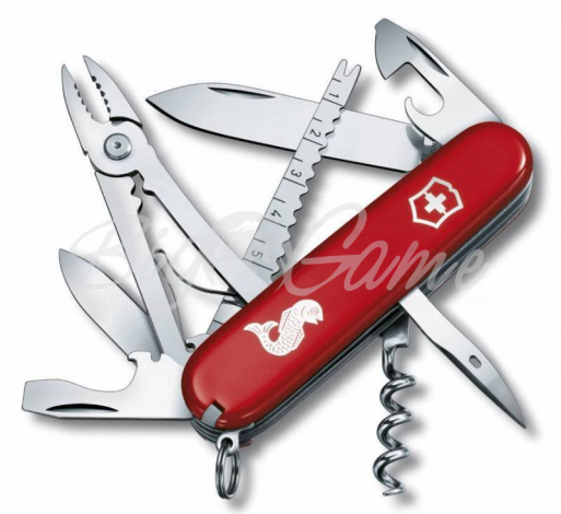 Нож VICTORINOX Angler 91мм 19 функций цв. красный фото 1