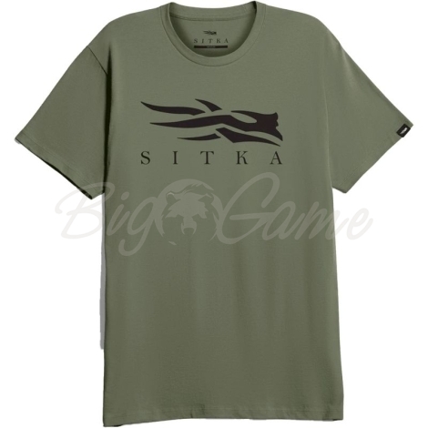 Футболка SITKA Icon Tee цвет Olive Green фото 1
