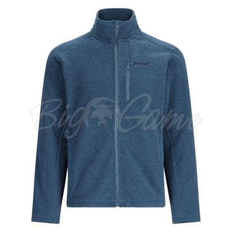 Толстовка SIMMS Rivershed Full Zip Fleece Jacket цвет Neptune Heather фото 1