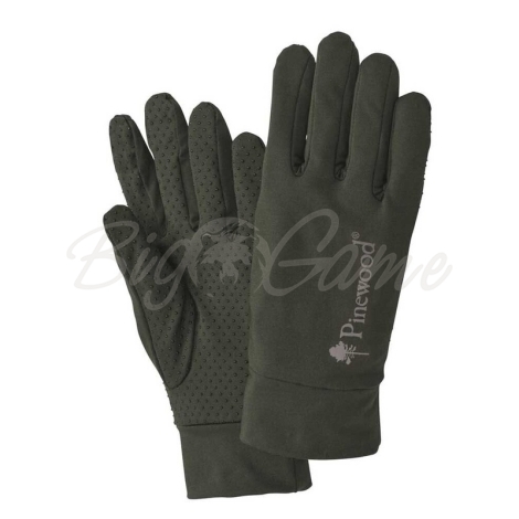 Перчатки PINEWOOD Thin Liner Glove цвет Moss Green фото 1