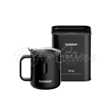 Термокружка BOBBER Mug 0,3 цвет Black Coffee (чёрный) фото 2