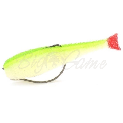 Поролоновая рыбка LEX Classic Fish 10 OF2 WLB (белое тело / салатовая спина / красный хвост) фото 1