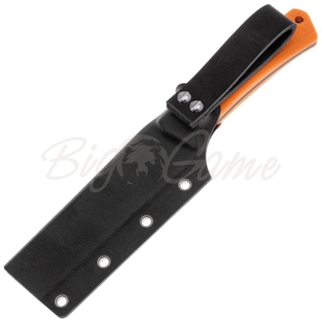 Нож с фиксированным клинком OWL KNIFE Barn сталь JM390 рукоять стеклотекстолит G10 цв. Оранжевый фото 4