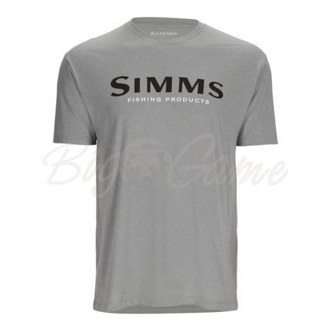 Футболка SIMMS Logo T-Shirt цвет Cinder Heather фото 1