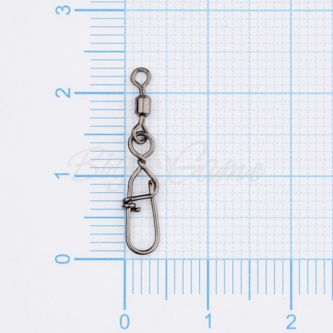 Вертлюг с карабином NORSTREAM Rolling swivel Germany snap (10 шт.) № 10 фото 2
