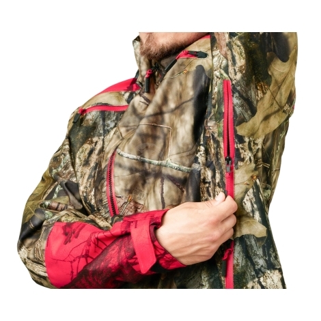 Куртка HARKILA Moose Hunter 2.0 GTX jacket цвет Mossy Oak Break-Up Country / Mossy Oak Red фото 7