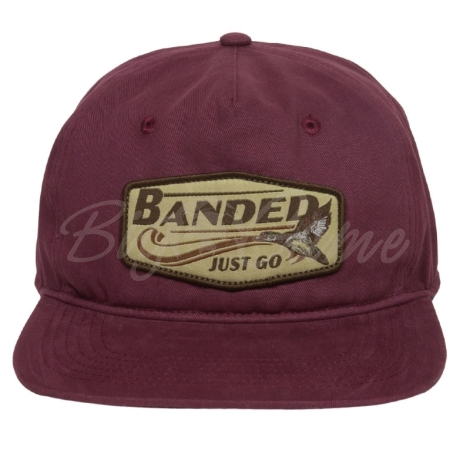 Кепка BANDED Go Woodie! - Unstructured Cap цв. Berry фото 3