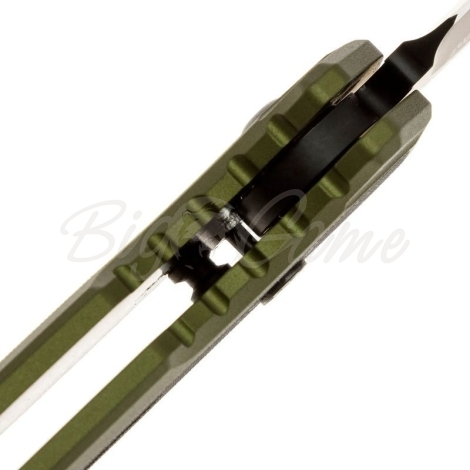 Нож складной автоматический KERSHAW Launch 21 сталь CPM M4 рукоять Алюминий 6061-T6 цв. Зеленый фото 4
