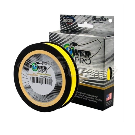 Плетенка POWER PRO Super 8 Slick 275 м цв. Yellow (Желтый) 0,19 мм фото 1