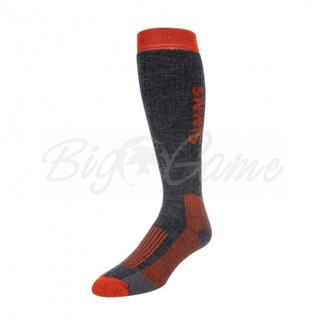 Носки SIMMS Merino Midweight OTC Sock цвет Carbon фото 1
