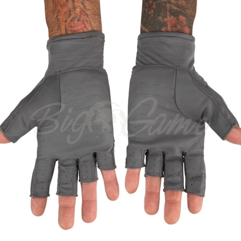 Перчатки SIMMS Solarflex Guide Glove '22 цвет Sterling фото 2