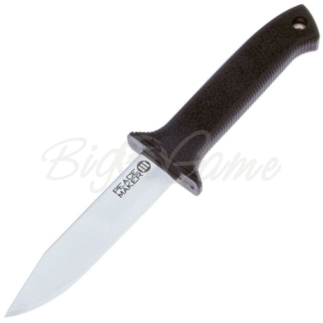 Нож с фиксированным клинком COLD STEEL Peace Maker III Нержавеющая сталь рукоять Полипропилен цв. Черный фото 1