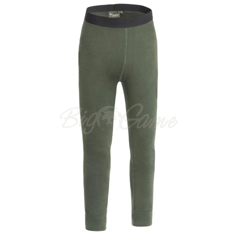 Кальсоны PINEWOOD WS Abisko Merino Base Layer Pants цвет Dark Moss Green фото 1
