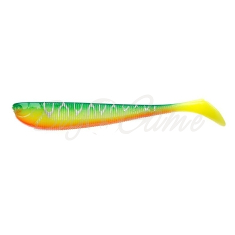 Виброхвост NARVAL Slim Minnow 16 см (3 шт.) код цв. #002 цв. Blue Back Tiger фото 1