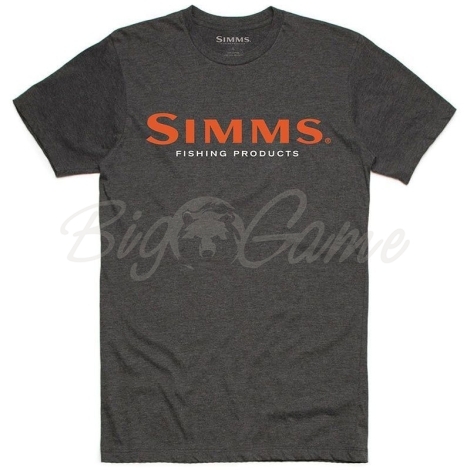 Футболка SIMMS Spring Flow T-Shirt цвет Charcoal Heather фото 1