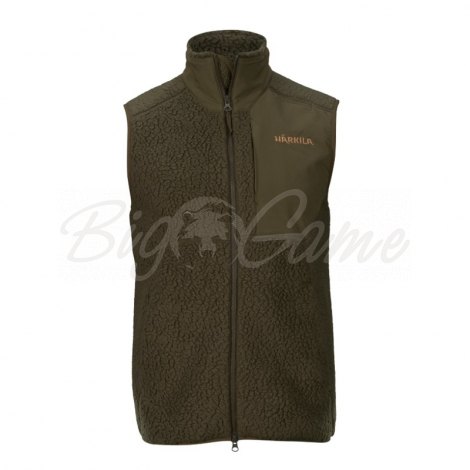 Жилет HARKILA Polar fleece waistcoat цвет Willow green фото 1