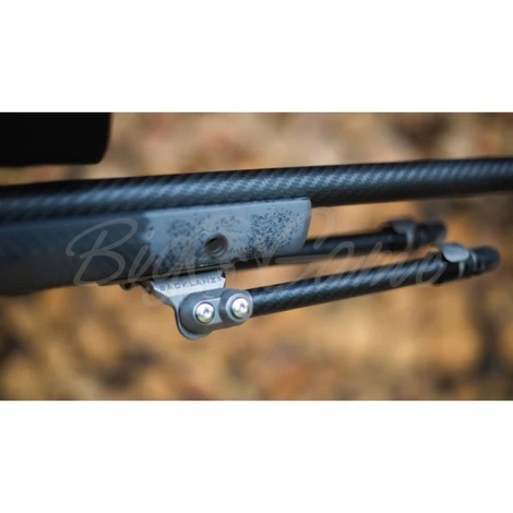 Сошка BACKLANZ Carbon Bipod Notched + Universal Mounting Bracket фото 3