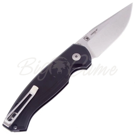 Нож складной полуавтоматический BOKER Karakurt сталь 154СМ рукоять Алюминий цв. Черный фото 4