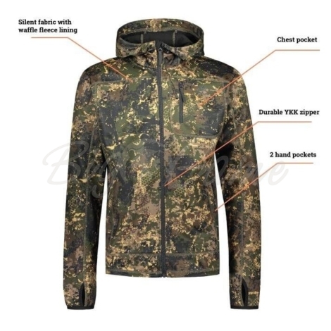 Термокофта ALASKA MS Sniper Powerfleece Hoodie цвет BlindTech Invisible фото 7