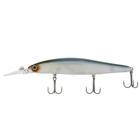 Воблер DAIWA Steez Minnow 110SP-MR цв. Natural Ghost Shad фото 2