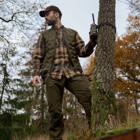 Брюки HARKILA Asmund Trousers цвет Willow green фото 2