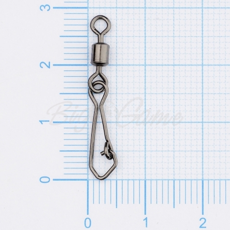 Вертлюг с карабином NORSTREAM Rolling swivel with hooked snap (10 шт.) № 5 фото 2