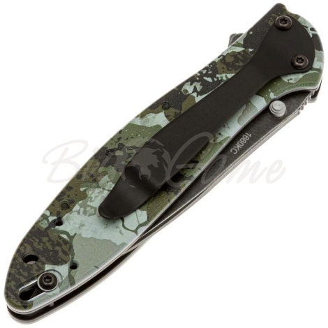 Нож складной полуавтоматический KERSHAW Leek сталь Sandvik 14C28N рукоять Алюминий 6061-T6 цв. Камуфляж фото 3