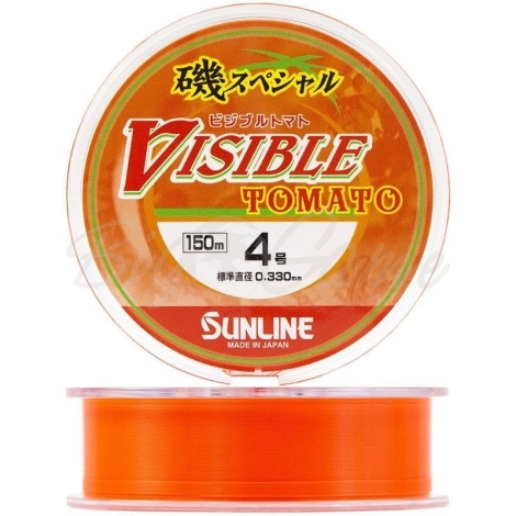Леска SUNLINE Visible Tomato 150 м цв. Orange Red #1.5 фото 1