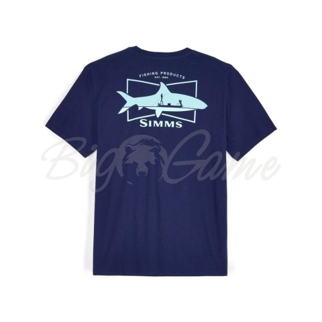 Футболка SIMMS Salty Sign T-Shirt цвет Navy фото 1