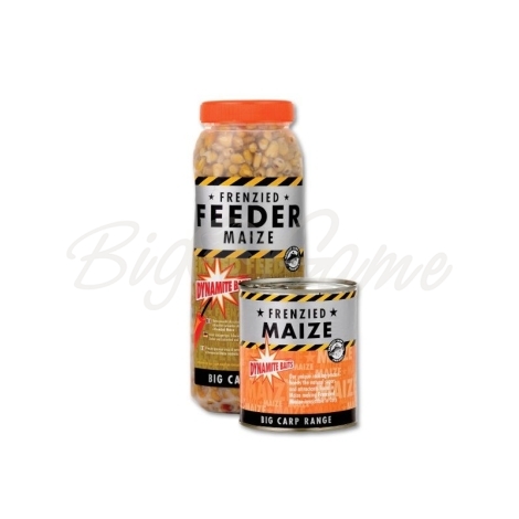 Кукуруза DYNAMITE BAITS Frenzied Maize необрезанная консервированная 600 гр. фото 1
