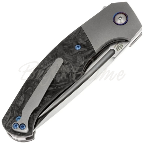 Нож складной полуавтоматический BOKER Collection 2025 сталь CPM MagnaCut рукоять Титан,Карбон цв. Черный фото 5