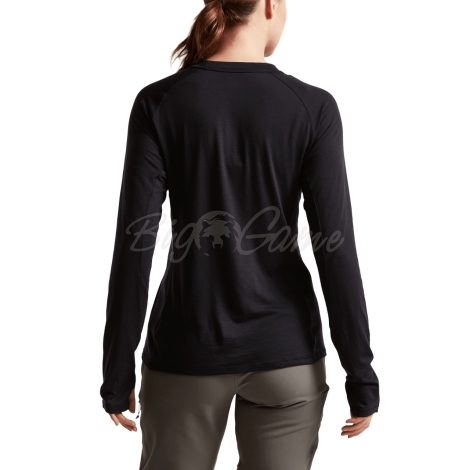 Термокофта SITKA WS Core Merino 120 LS Crew цвет Black фото 3