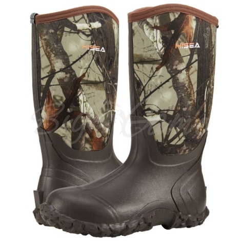 Сапоги HISEA Mid-Calf Rain Boots цвет Camo / Brown фото 3