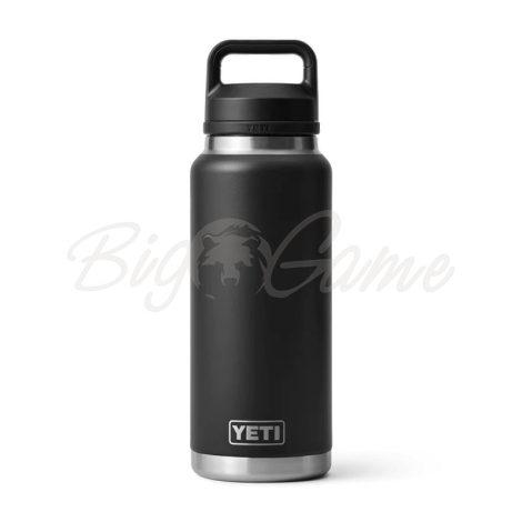 Термос YETI Rambler Bottle Chug Cap 760 цвет Black фото 1