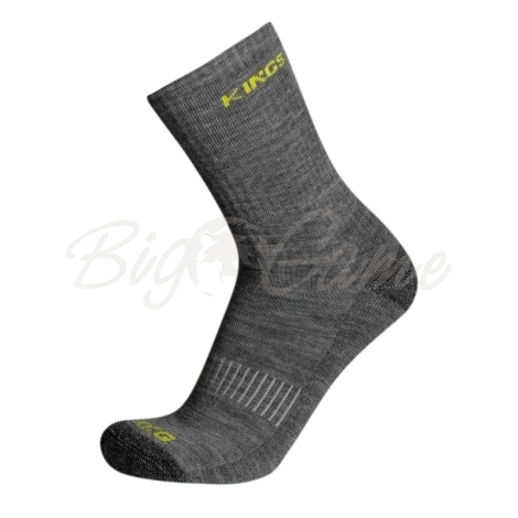 Носки KING'S WS XKG Midweight Merino Socks цвет Grey фото 1