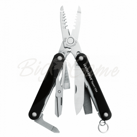 Мультитул LEATHERMAN Squirt ES4 цв. Черный фото 1