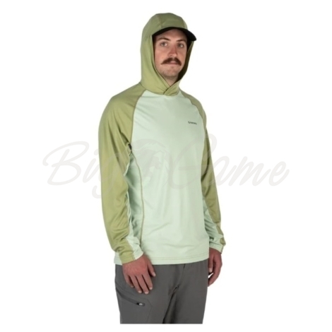 Термокофта SIMMS Bugstopper Solarflex Hoody цвет Light Green / Sage Heather фото 2