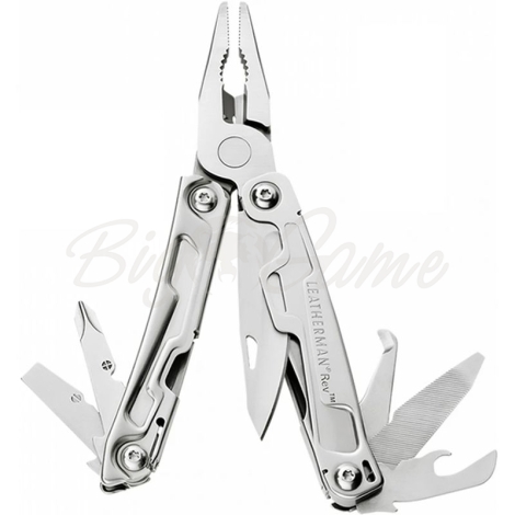 Мультитул LEATHERMAN Rev (14 инструментов) цв. Серебристый  фото 1