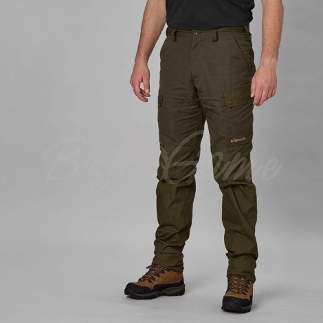 Брюки HARKILA Asmund Trousers цвет Willow green фото 9