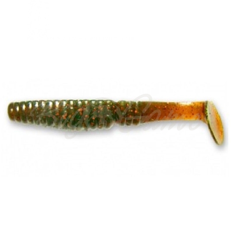 Виброхвост CRAZY FISH Scalp Minnow 4" (4 шт.) зап. кальмар, код цв. 14 фото 1