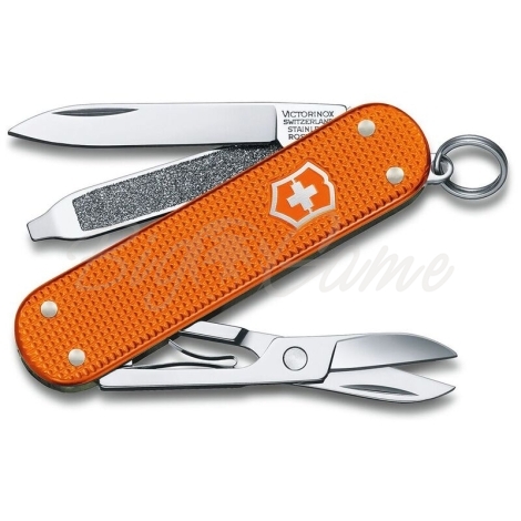 Нож VICTORINOX Classic Alox LE2021 58мм 5 функций цв. оранжевый (в подарочной уп.) фото 1