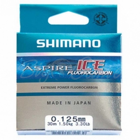 Леска зимняя SHIMANO Aspire Fluorocarbon Ice 30 м 0,125 мм фото 1