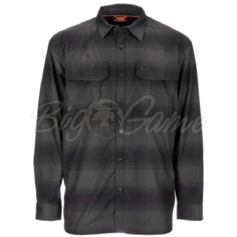 Рубашка SIMMS Coldweather LS Shirt цвет Slate Buffalo Blur Plaid фото 1