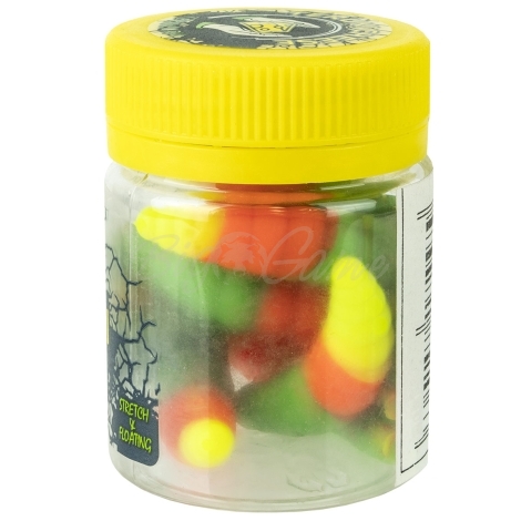 Личинка TERUKI Bro 3,8 см (8 шт.) зап. сыр цв. Green/Orange/Chartreuse фото 1