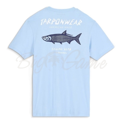 Футболка SIMMS Tarponwear T-Shirt цвет Sky Blue фото 1