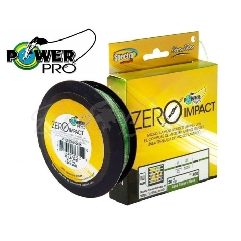 Плетенка POWER PRO Zero-Impact 135 м цв. Aqua Green (Болотный) 0,23 мм фото 1